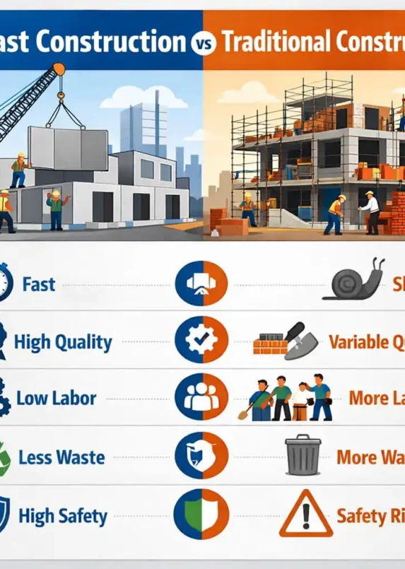 Top 10 Advantages of Precast Construction in India