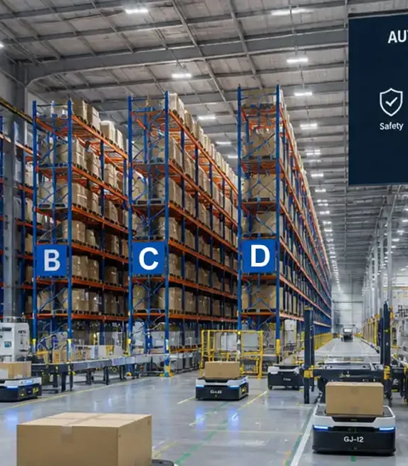 Automation-ready warehouse design in Gujarat